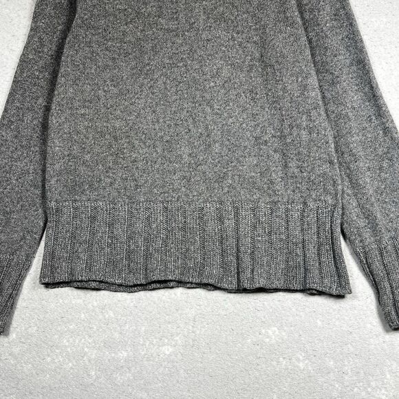 John Varvatos Sweater Mens Large Gray Wool Cashmere Blend Pullover Italy Made - Picture 4 of 12